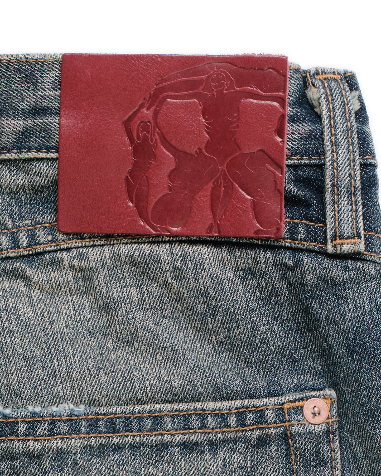 P001SELV “EL PORTO” WASHED JEANS (LIMITED MADE TO ORDER)