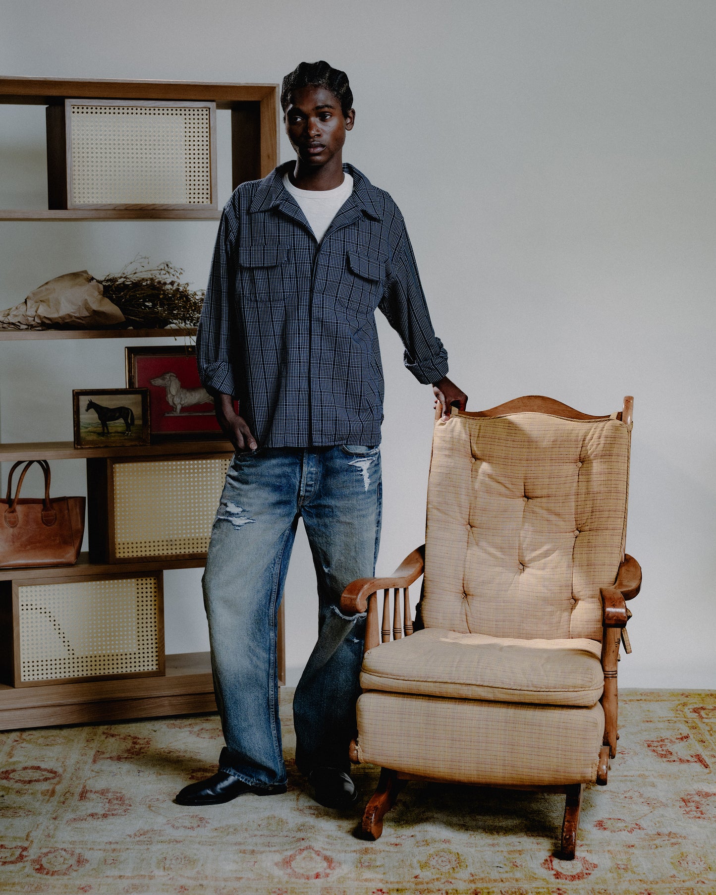 P001SELV “EL PORTO” WASHED JEANS (LIMITED MADE TO ORDER)