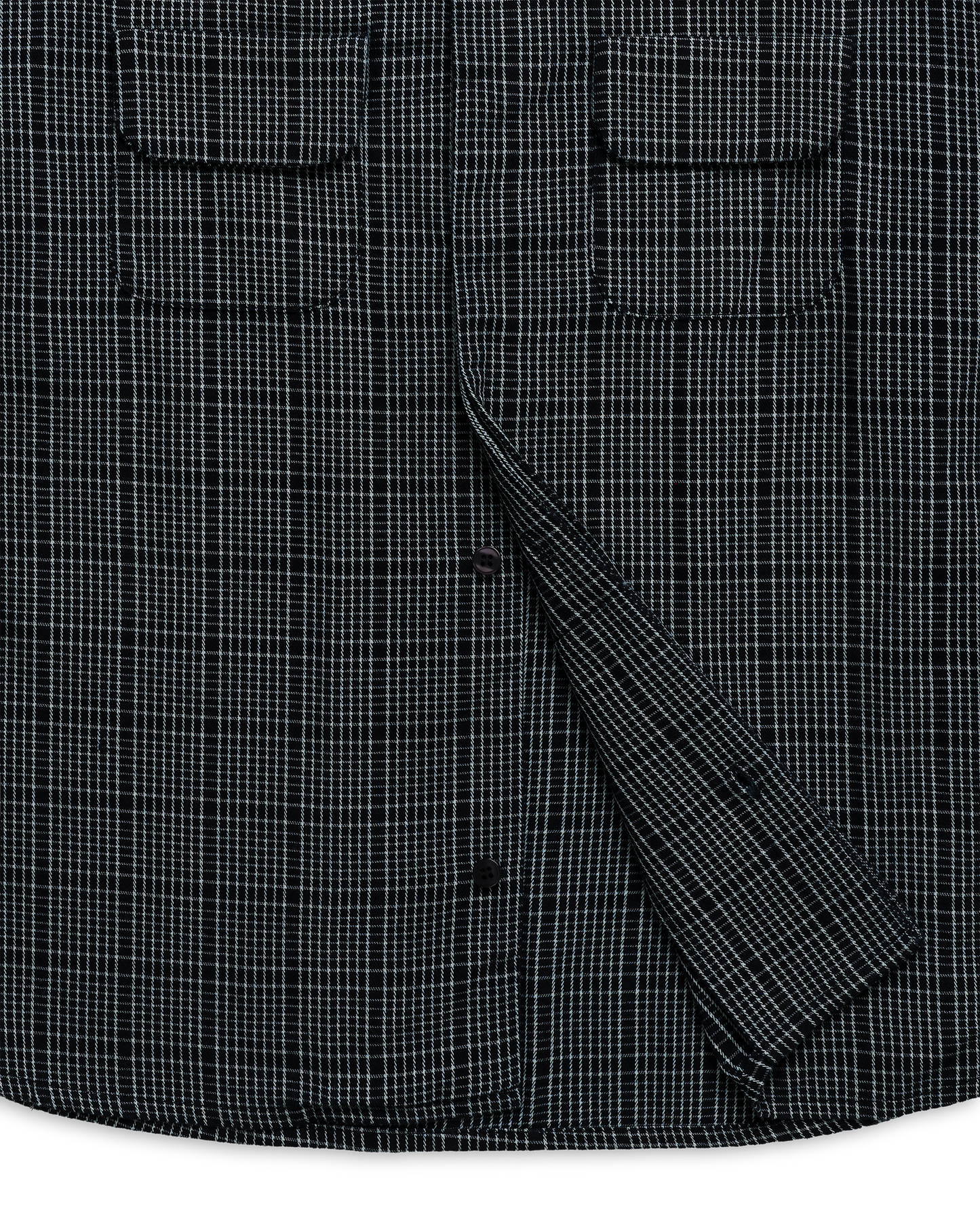 SH001 “CHECKERED INDIGO” BUTTON UP SHIRT