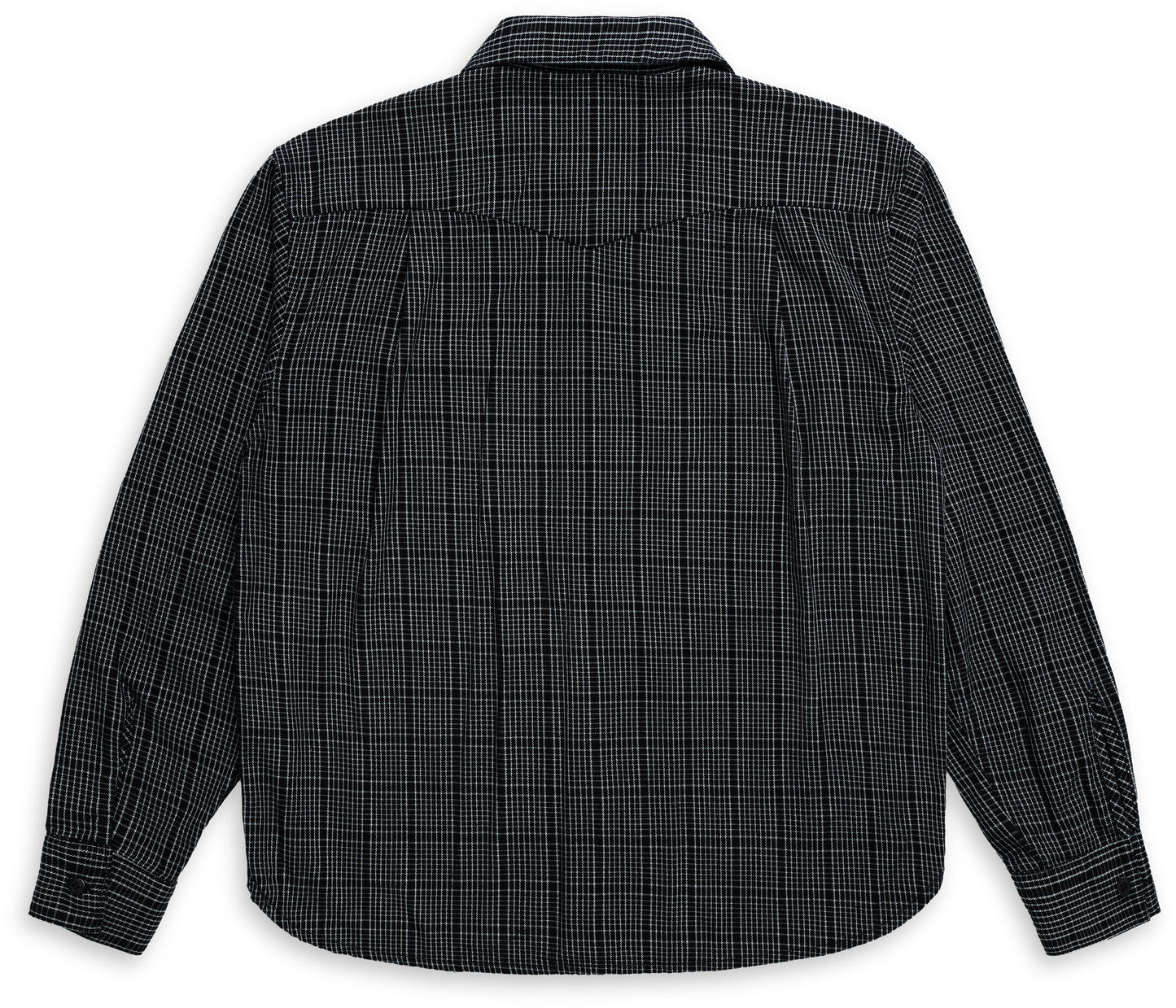 SH001 “CHECKERED INDIGO” BUTTON UP SHIRT