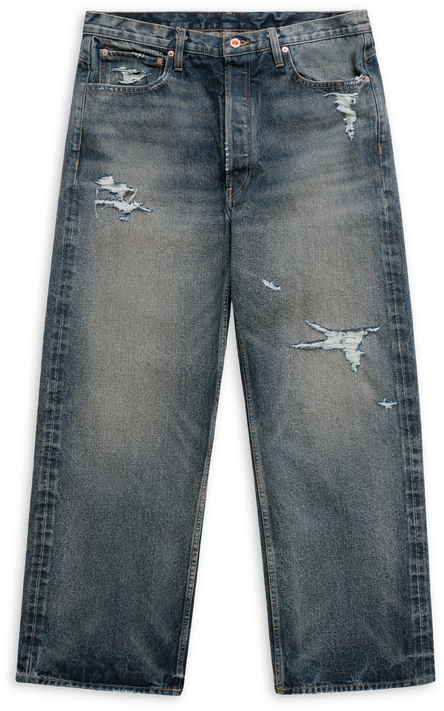 P001SELV “EL PORTO” WASHED JEANS (LIMITED MADE TO ORDER)