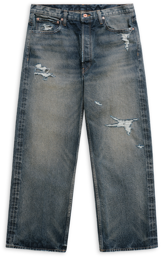 P001SELV “EL PORTO” WASHED JEANS (LIMITED MADE TO ORDER)