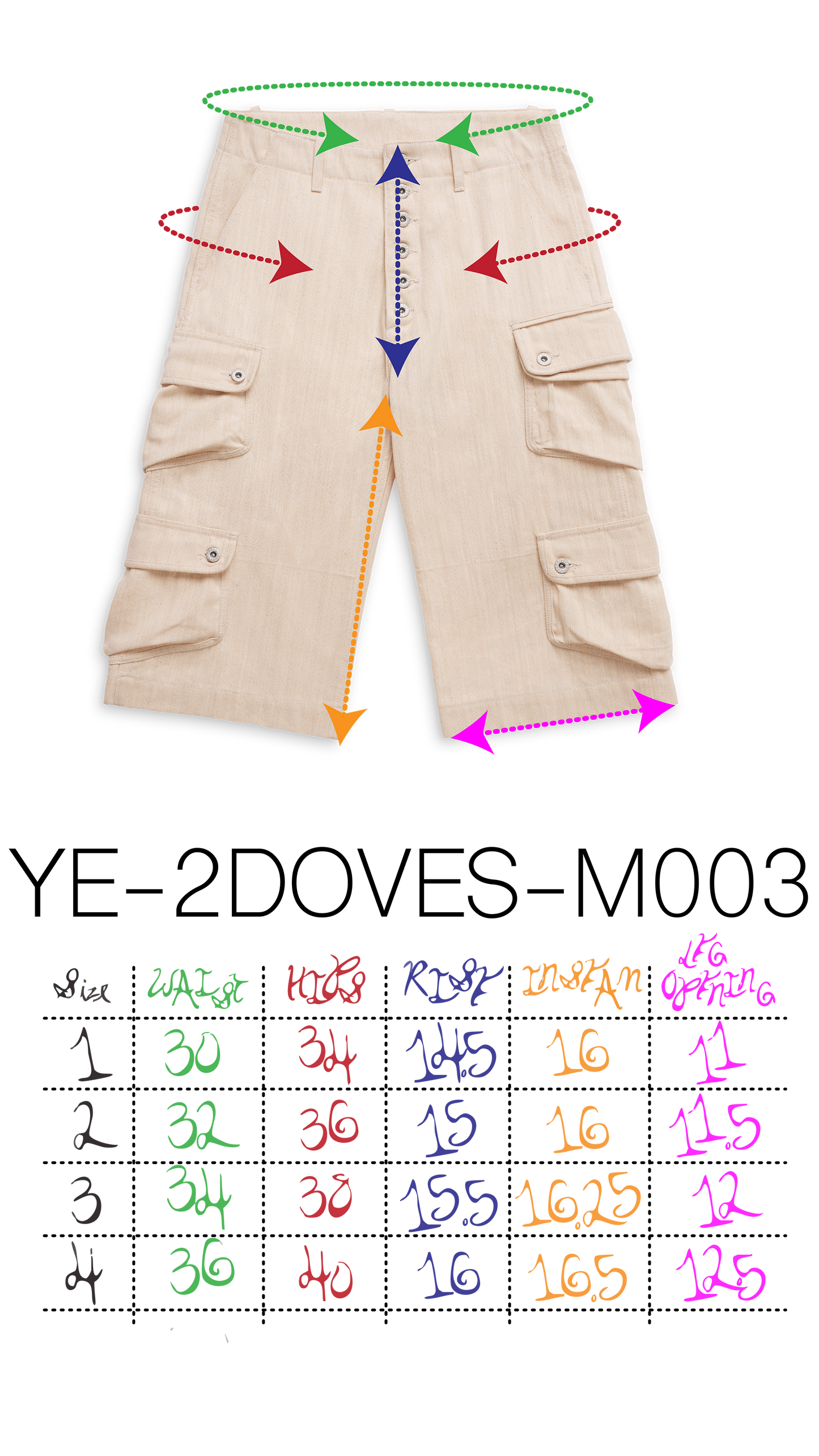 2DOVES-M003 "YORI" CAPRIS