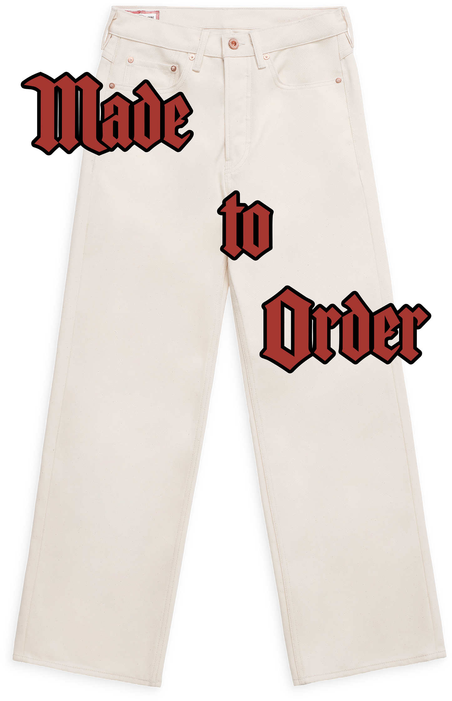 P001 “NATURAL” JEANS (LIMITED MADE TO ORDER)