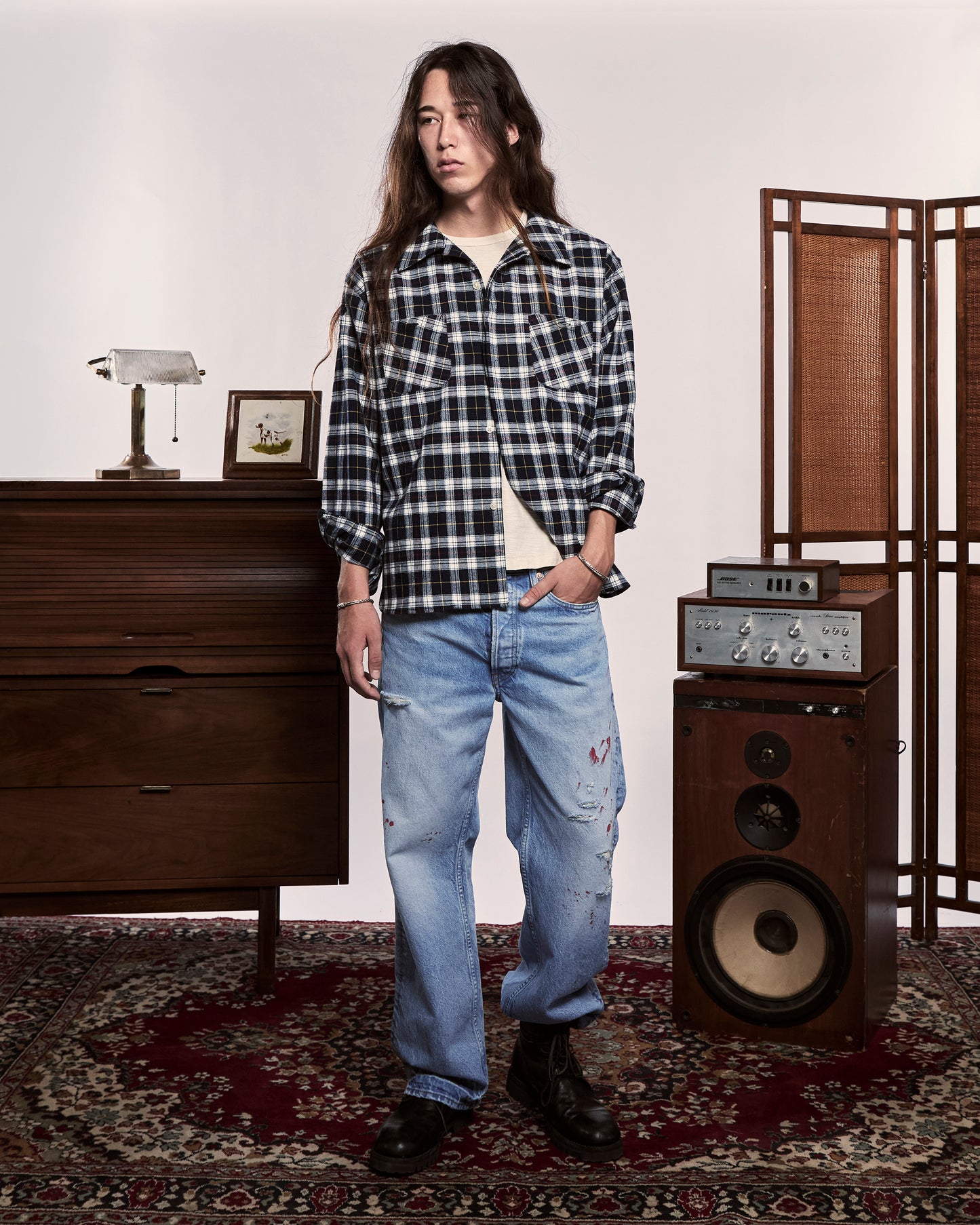 LOT 4 SH001 “SKYLINE” BUTTON UP SHIRT